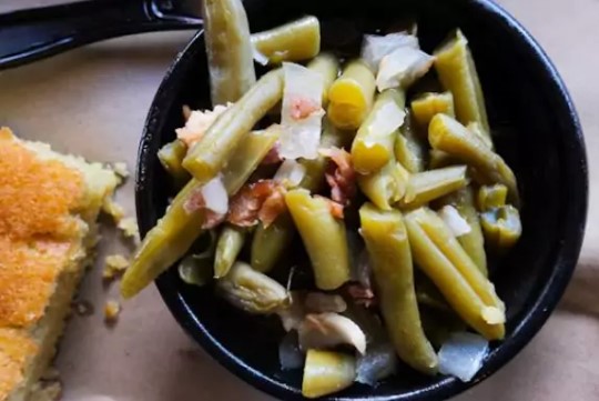 Mission BBQ Green Beans and Bacon